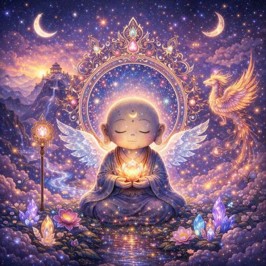 Celestial-Talisman-Jizo-Encircled-by-Eternal-Guardian-Deities