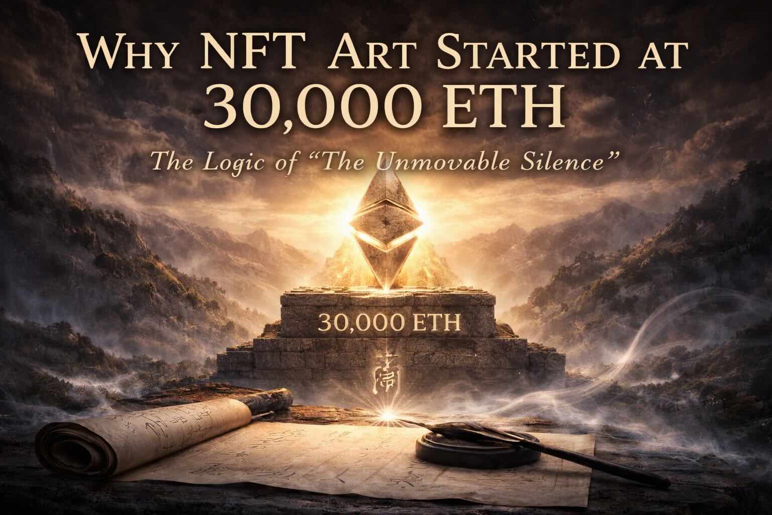 WHY NFT ART STARTED AT 30,000 ETH